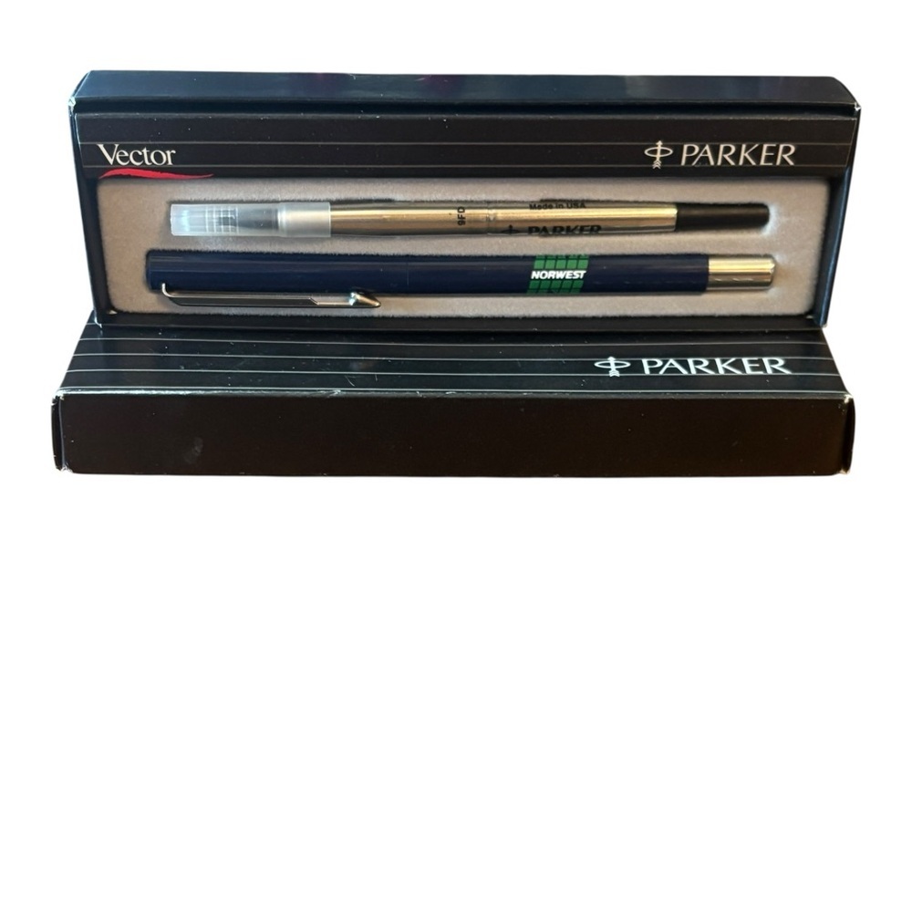 PARKER Parker Jotter Vector Ballpoint Pen Office Career Work Desk W/Refills - Picture 2 of 13